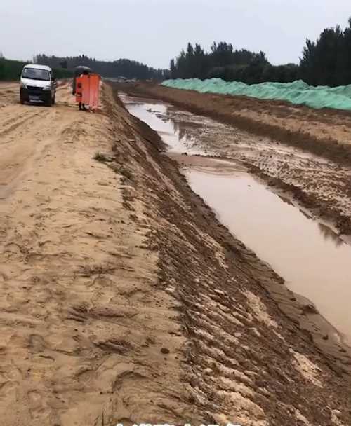 大同广灵县河道降水